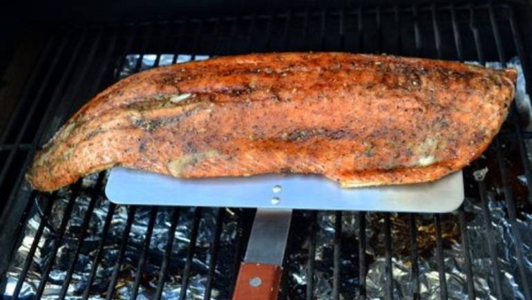 Grilled Trout with booze – by Chan